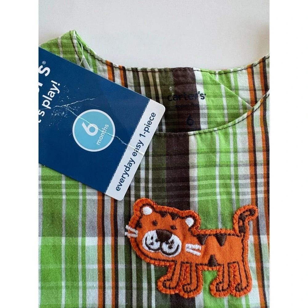 Baby Boy Bundle Carters Okie Dokie Rompers Overalls Sun Hat 3-6 Months 4pc Y2K